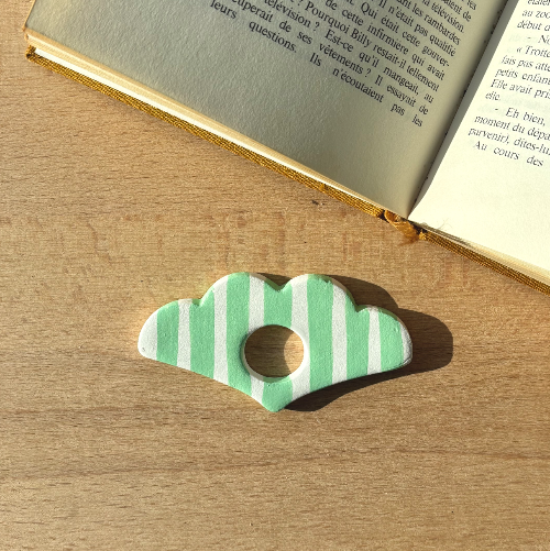 Bague de lecture Vert Menthe Festons