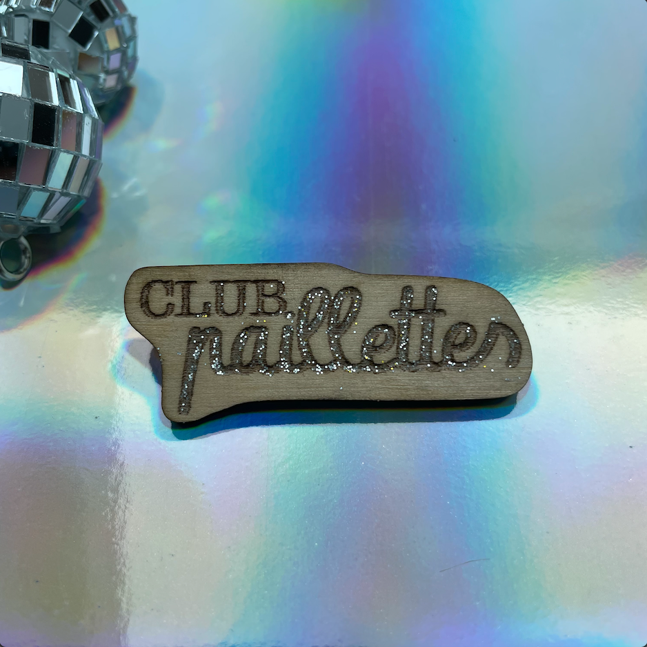 Broche •CLUB PAILLETTES• doré