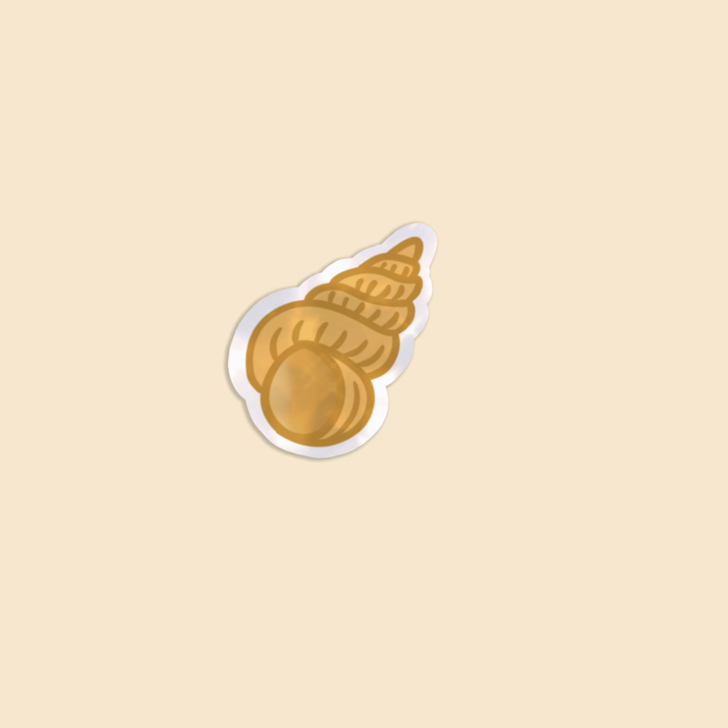 Stickers •LITTORAL• Coquille_jaune