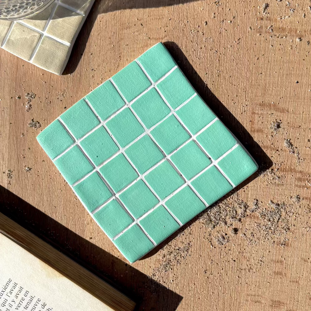 DESSOUS de verre •PHILIBERT• menthe