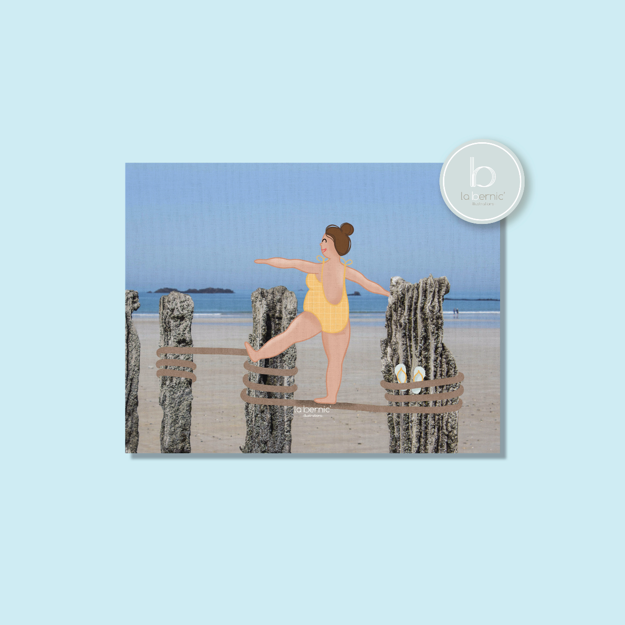 Illustration sur Toile L'acrobate malouine