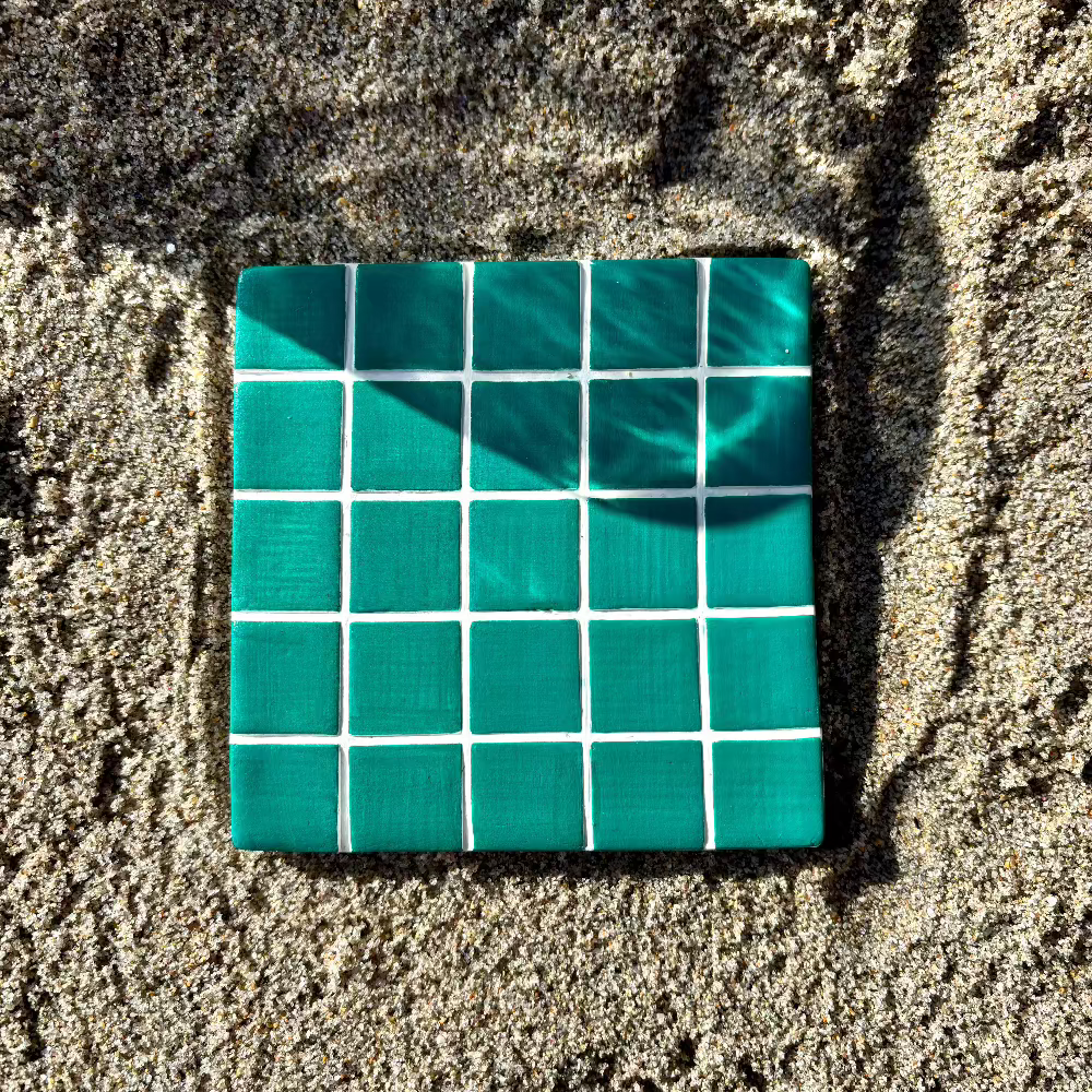 DESSOUS de verre •PHILIBERT• vert