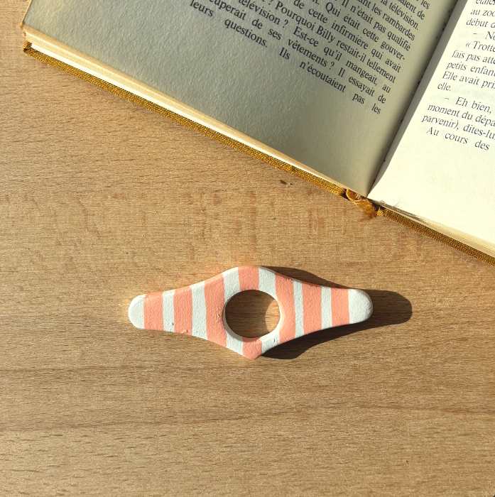 bague de lecture rouge bombee