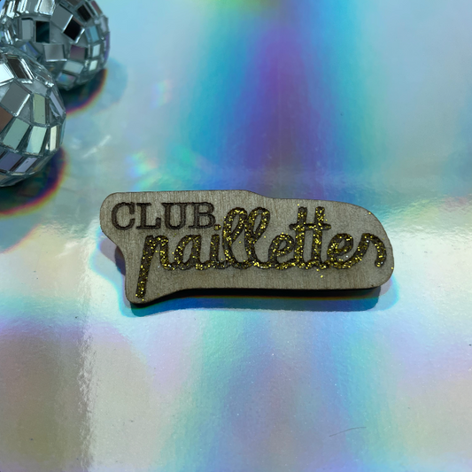 Broche •CLUB PAILLETTES• argenté