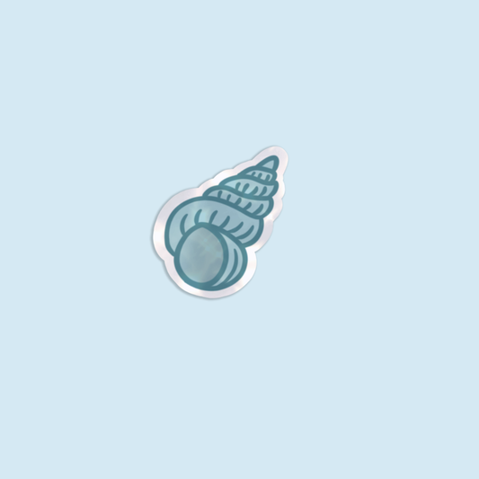 Stickers •LITTORAL• Coquille_bleue