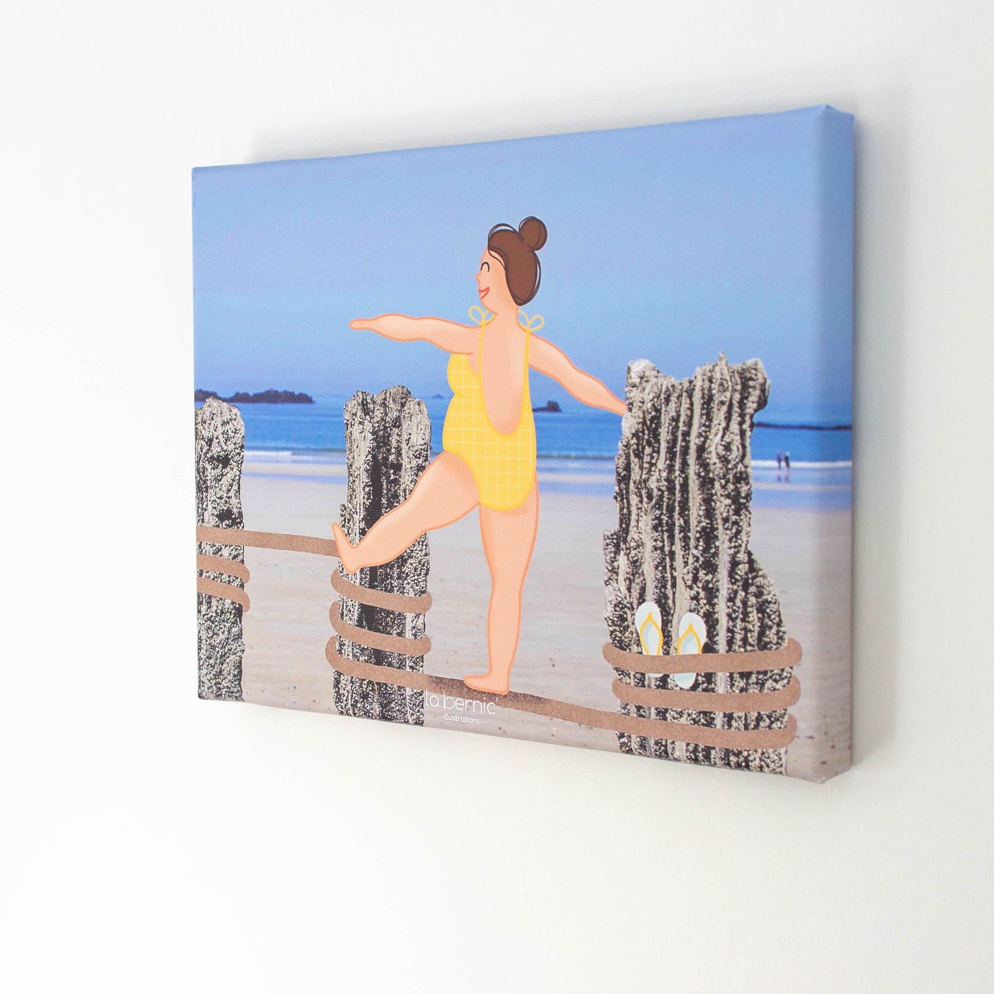 Toile •L'ACROBATE MALOUINE• - La Bernic'