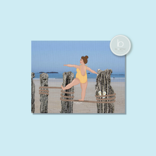 Illustration sur Toile L'acrobate malouine