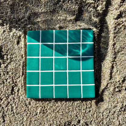 DESSOUS de verre •PHILIBERT• vert