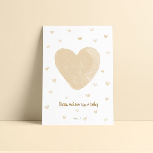 carte coeur donne moi ton coeur 