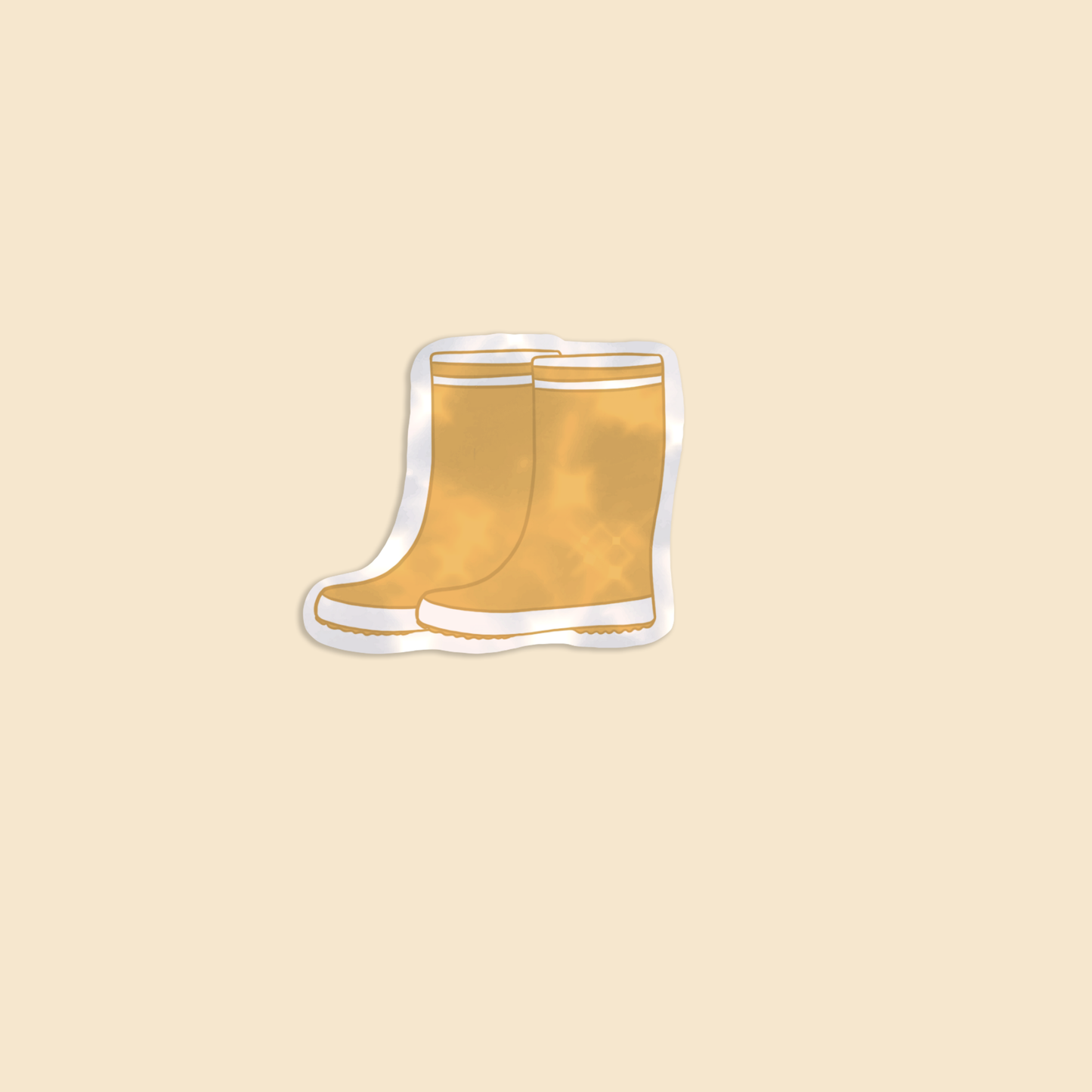 Stickers •CÔTE OUEST• bottes jaune